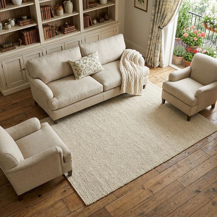 HomeRoots Jute Hand Woven Area Rug