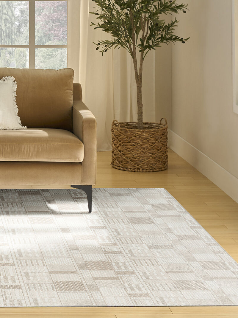 Nordic NRC04 Ivory/Beige 8' x 10' Rug