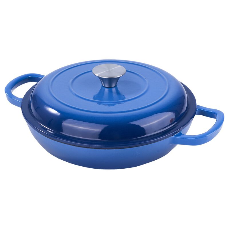 3 Quart Enameled Cast Iron Dutch Oven with Lid image number 0