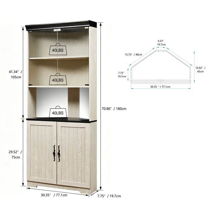 Fibner Wine RackDisplay Cabinet image number 5