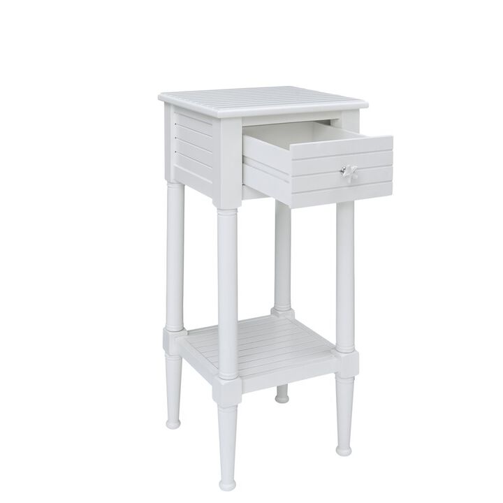 Linon Seaboard End Table White