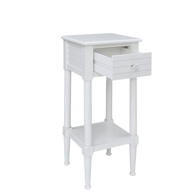 Linon Seaboard End Table White image number 0