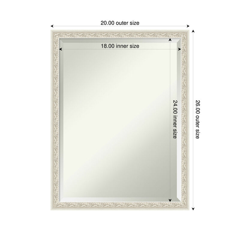 Bethany Beveled Wood Framed Wall Mirror image number 4