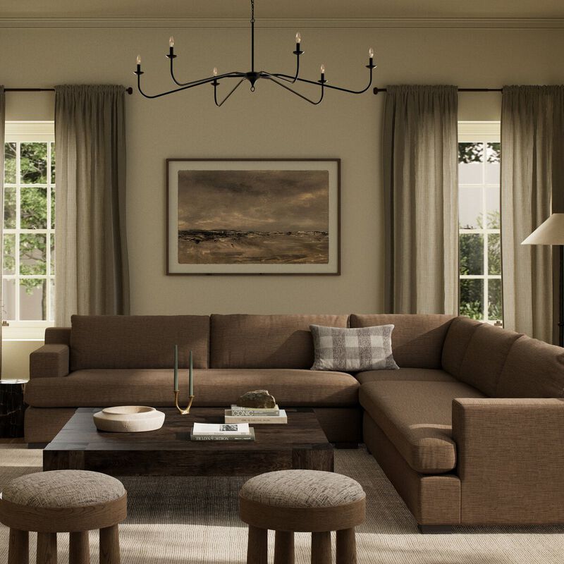 Crispin Nomad Mushroom 3 Piece Sectional image number 1
