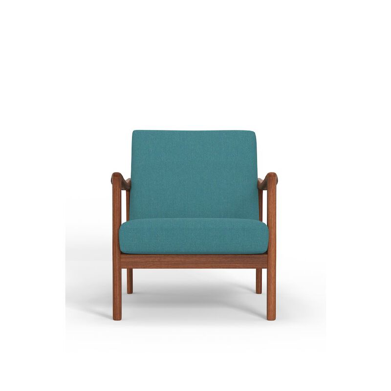 Zephyr Lounge Chair, Turquoise