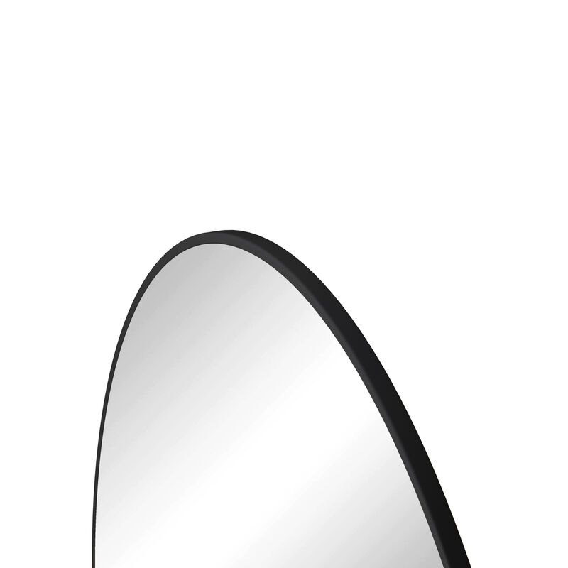 ELEMENT ACE Stylish 39 Inch Round Wall Mirror with Metal Frame for Modern Home Decor Bathroom Living Room Bedroom image number 4