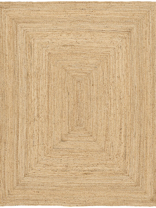 Natural Jute NJT03 Natural 6' x 9' Rug