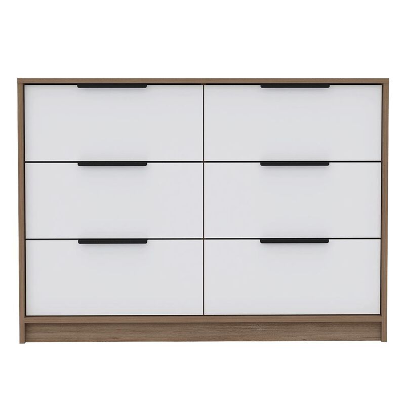 Egeo 4 Drawers Dresser Pine-White