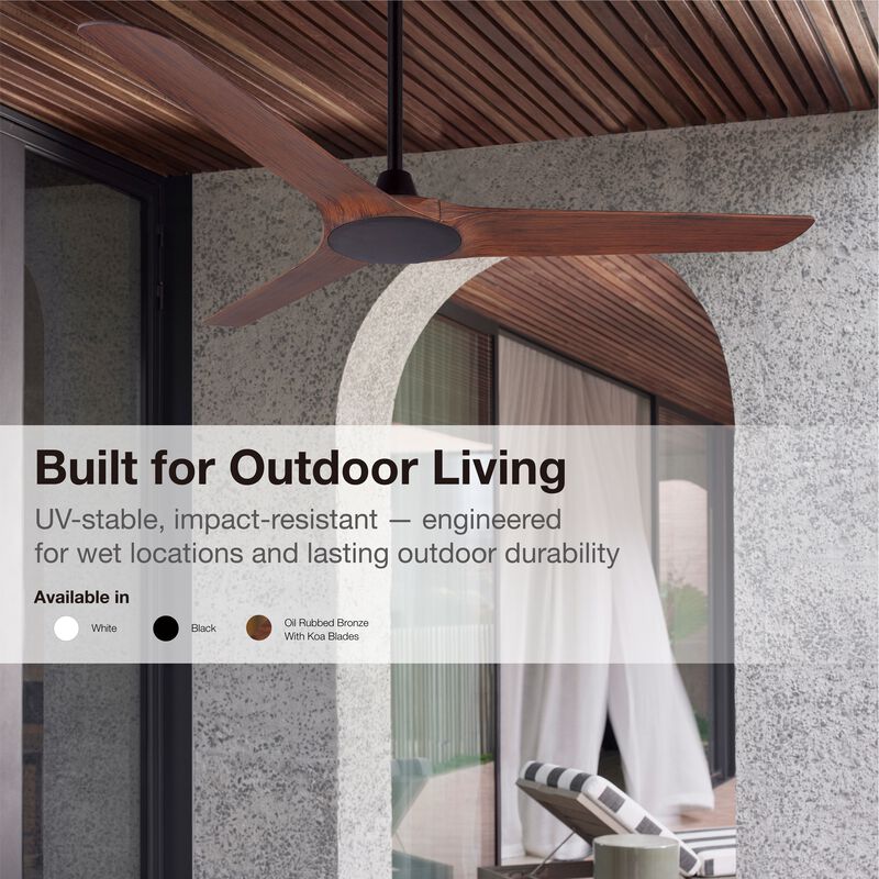 Abyss 56" Outdoor Ceiling Fan with Remote image number 6
