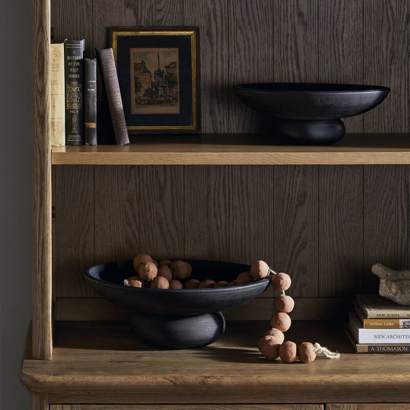 Perla Aged Black Terracotta Bowls