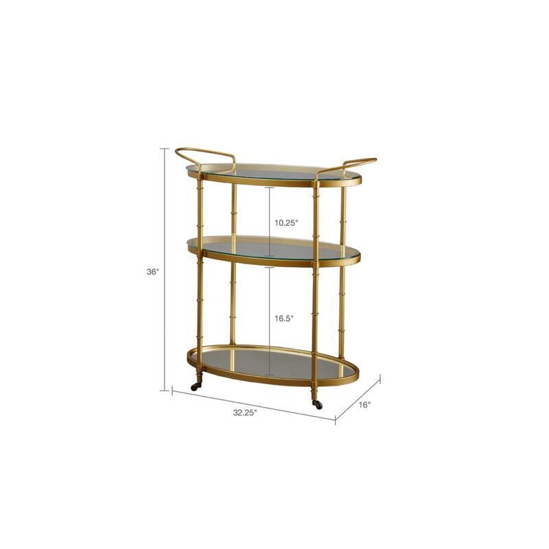 Streamdale Lauren Bar Cart
