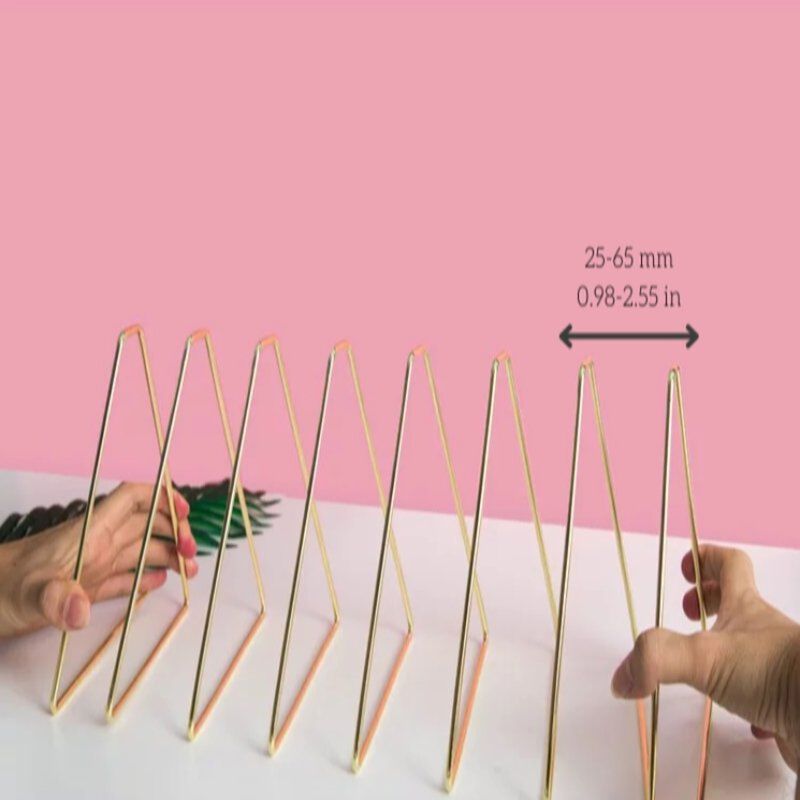 Compressible Metallic Desktop File Organizer