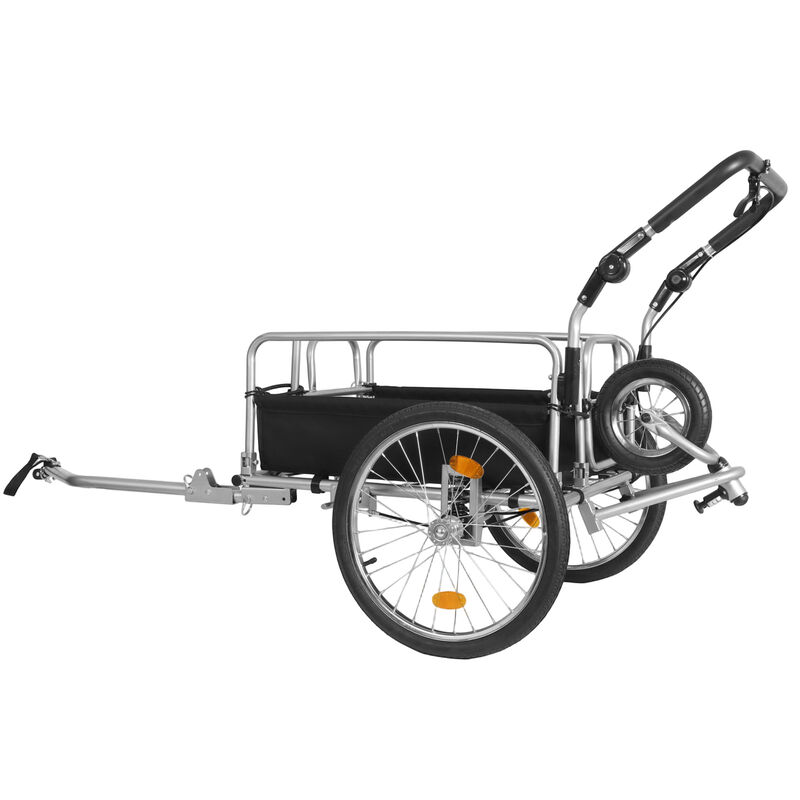 ELEMENT ACE 3-in-1 Heavy-Duty Bike Cargo Trailer E-Bike Compatible Convertible Stroller and Pull Cart with Suspension 110lb Capacity 20 Inch Wheels Included Accessories image number 6