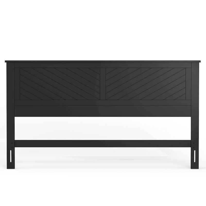 Comfort Pointe Corbie Solid Wood King Headboard with Chamfer