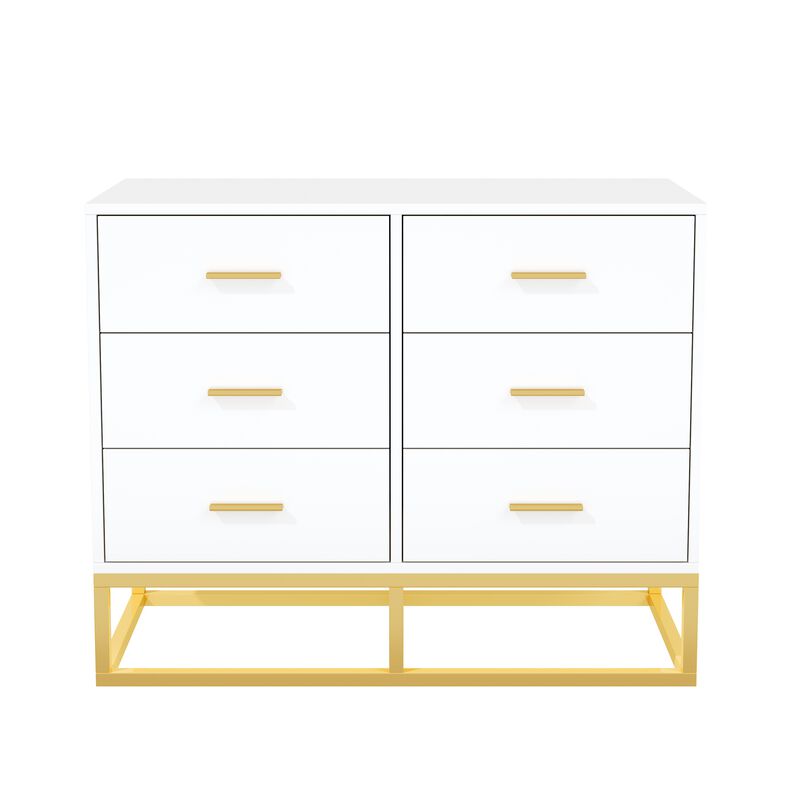 Gwumup Modern 6 Drawer Dresser image number 0