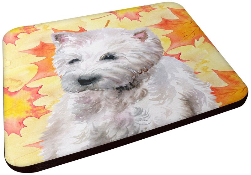 Caroline's Treasures Westie Fall Decorative coasters, Multicolor