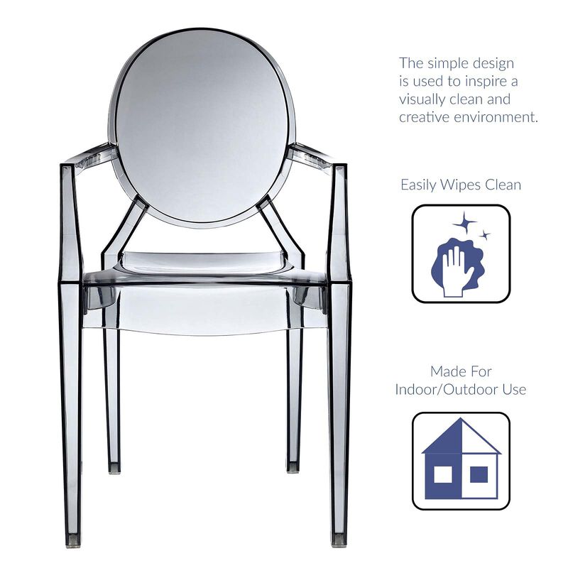 Pink Casper Dining Armchair-Benzara image number 6