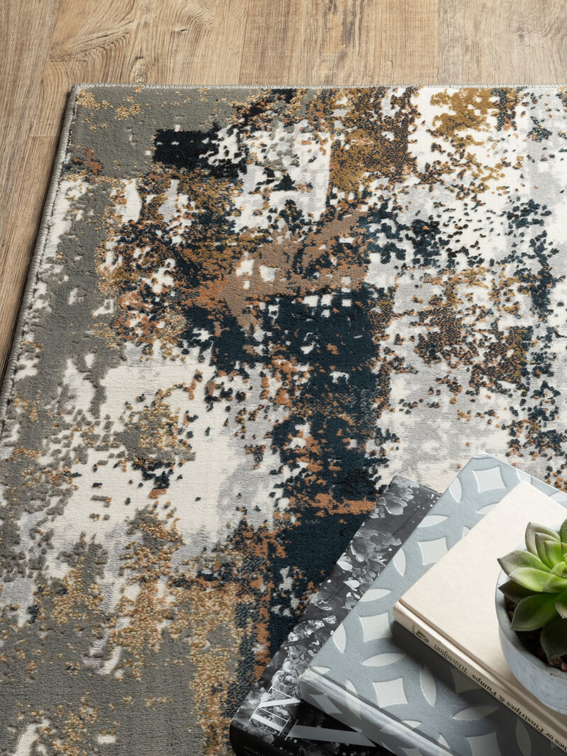 Bowen 4928X 5'3" x 7'6" Grey Rug image number 2