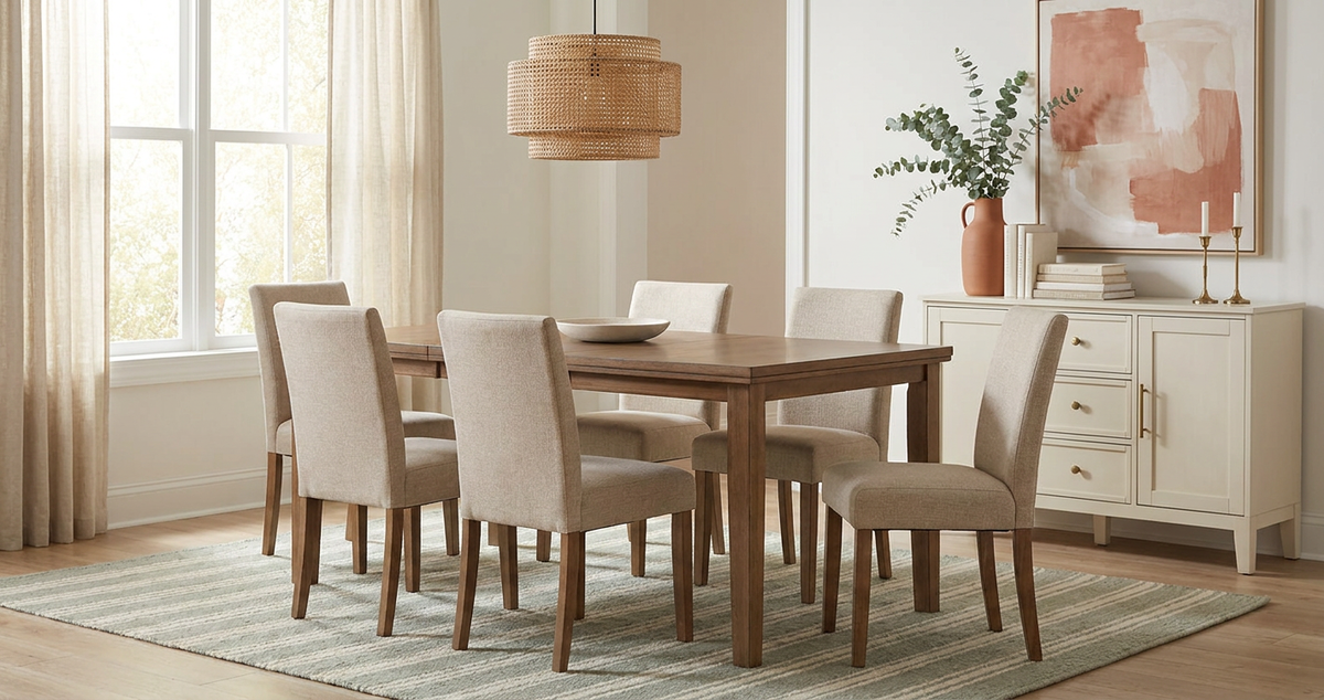 Broxtyn Counter Height 60"-78" Extendable Dining Table