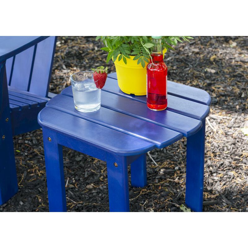 Linon Adirondack End Table Blue image number 2