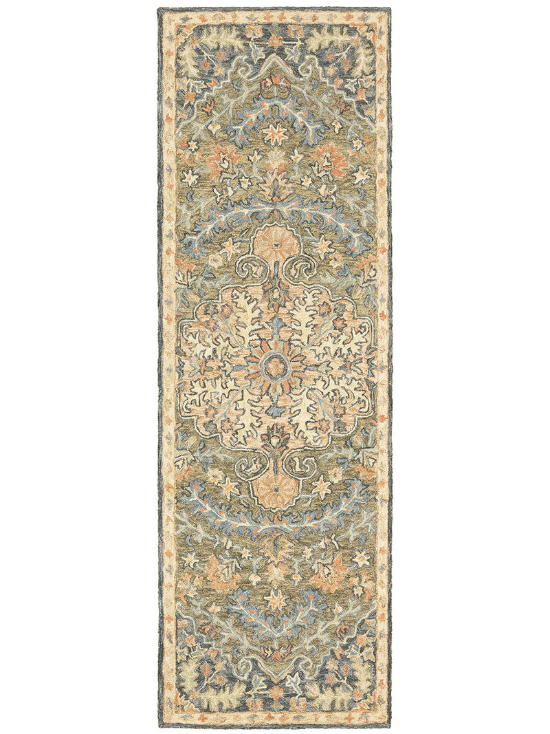 Alfresco 5' x 8' Blue Rug image number 2