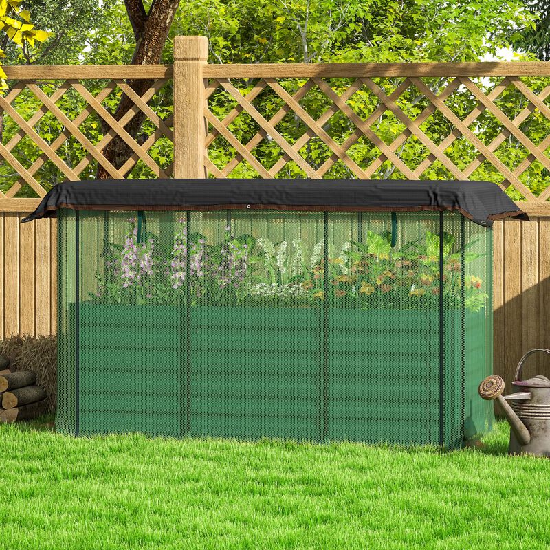 Hivvago Steel Planter Box with Shade Cloth image number 7