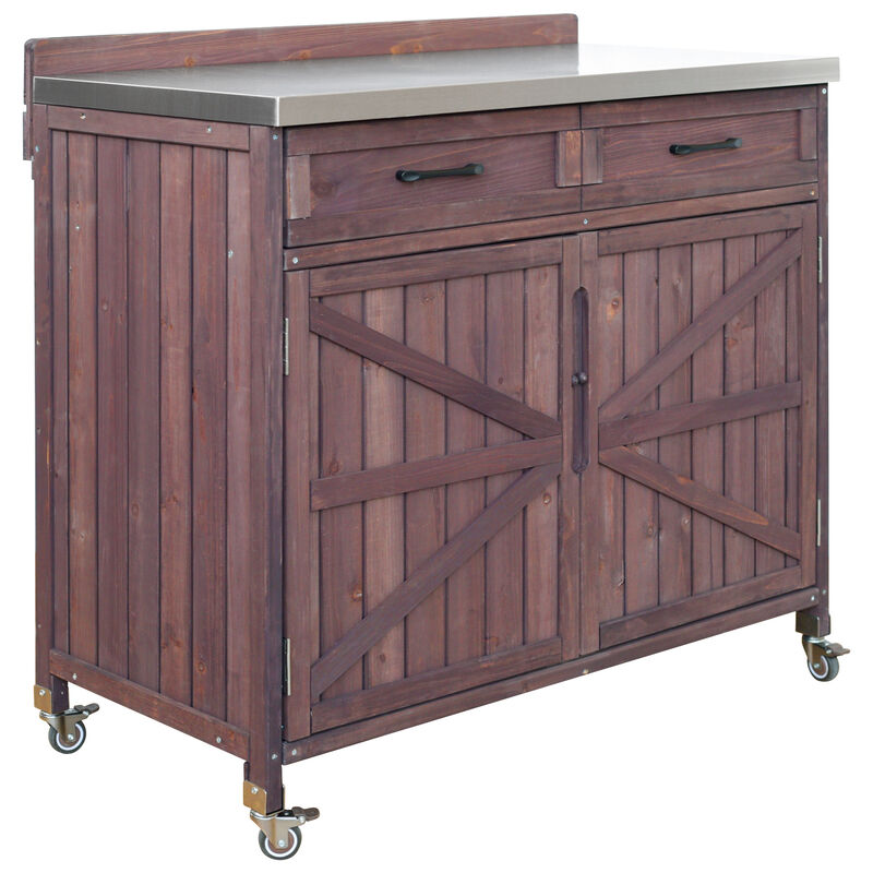 TATEUS Outdoor Bar Cart image number 0