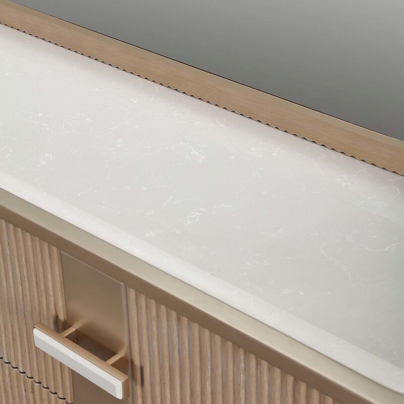 West Kensington Dresser with Mirror - Sea Salt Caramel image number 2