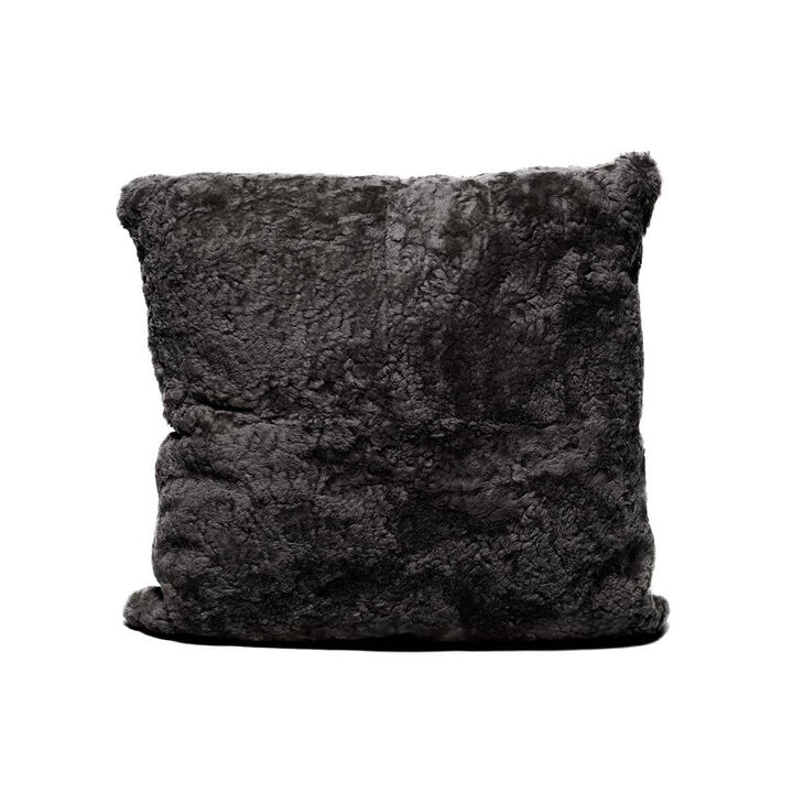 Sheared Sheepskin Pillow Cover 20&Prime; x 20&Prime;