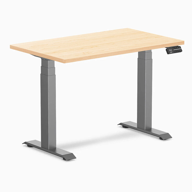 Desky Dual Mini Hardwood Sit Stand Desk image number 0