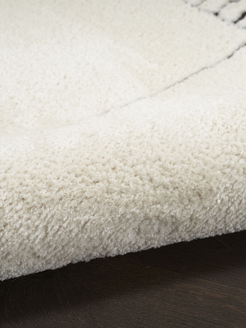 Modern Comfort MNC02 Ivory/Black 5'3" x 7' Rug image number 4