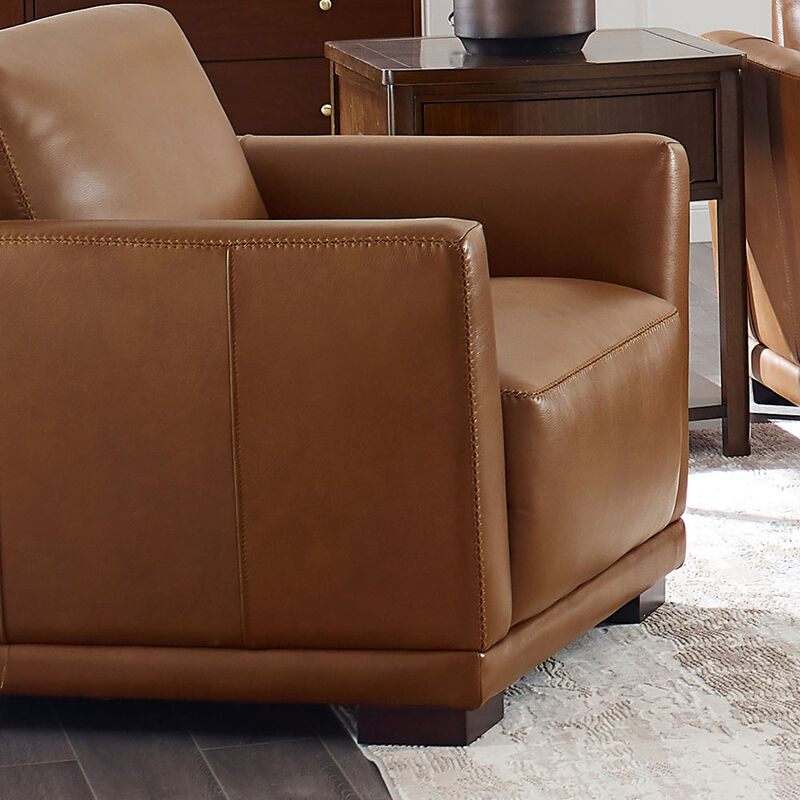 Mary Top Grain Leather Chair
