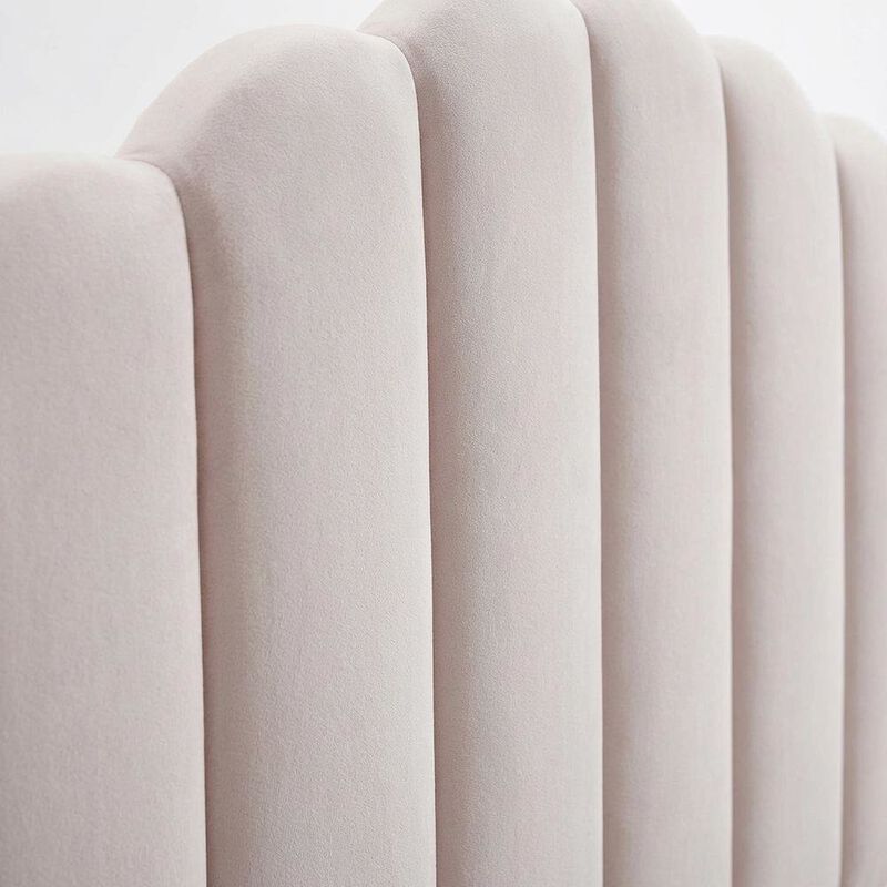 Performance Velvet Full/Queen Headboard with Plush Upholstery and Sturdy Frame image number 4