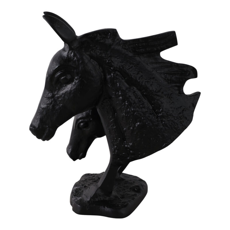 Horse & Baby Horse Head Figure image number 3