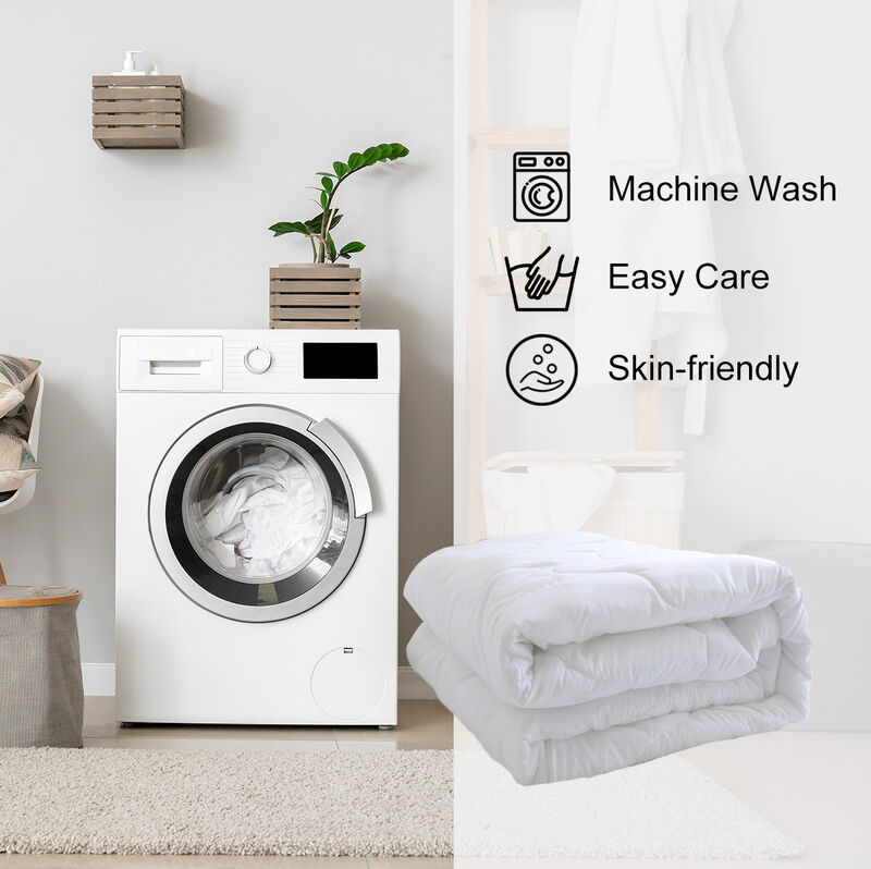 3 Piece Comforter Set Cute Mushroom Design With Pillow Shams For Kids - Twin size