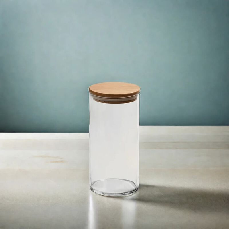 Medium Round Glass Container image number 1
