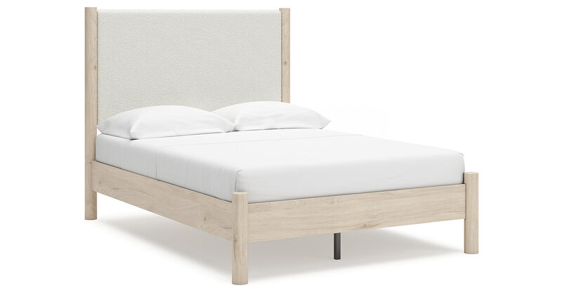 Cadmori Full Upholstered Panel Bed image number 0