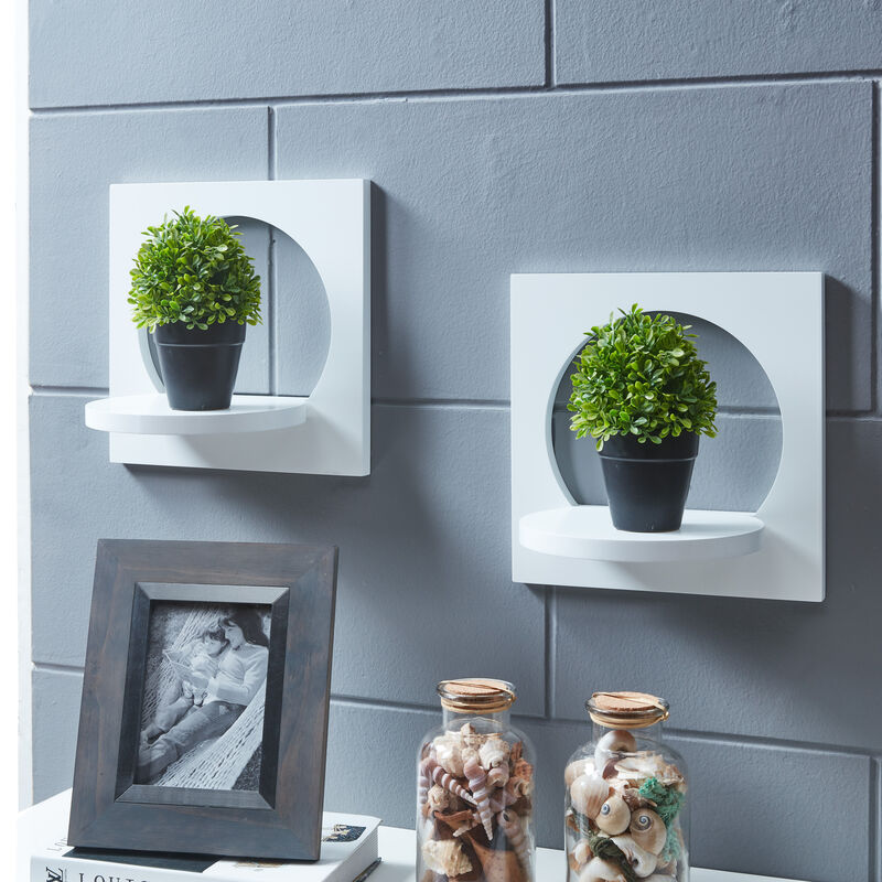Silhouette Wall Shelves (Set of 2)