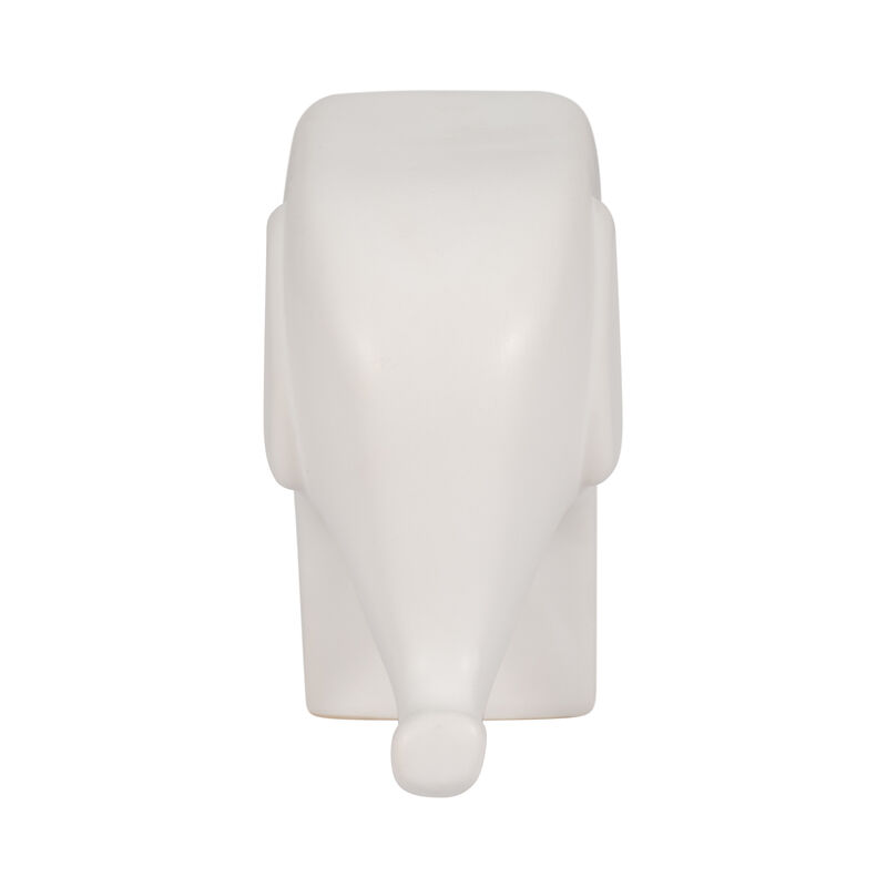9" Big Ear Elephant, White image number 2