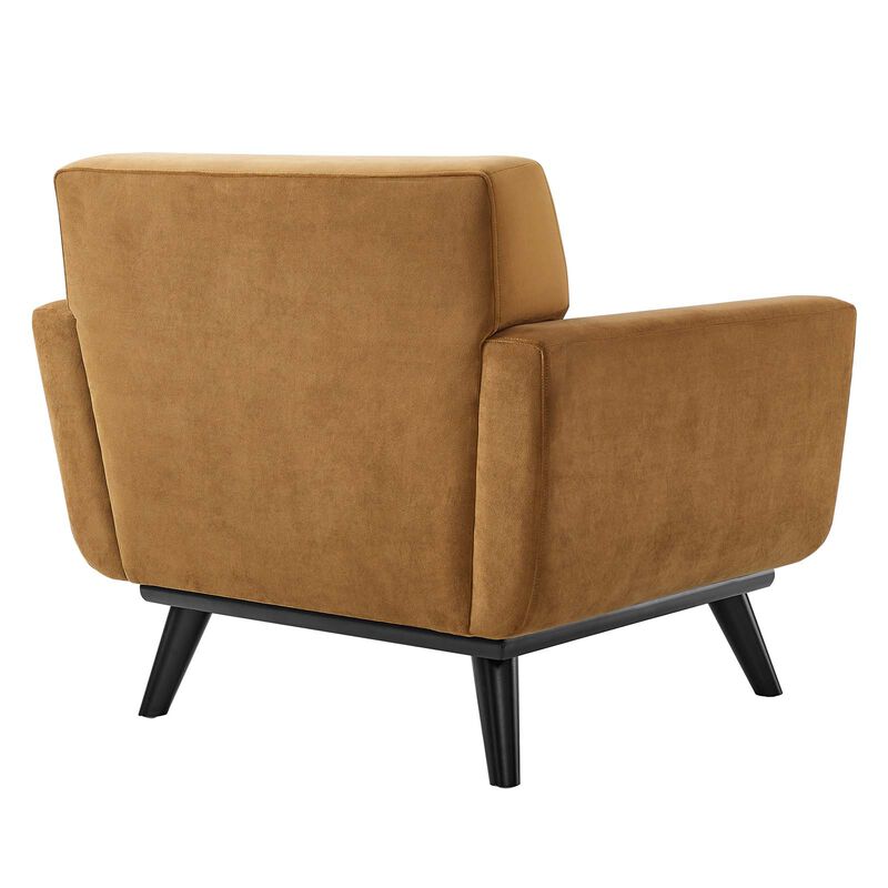 Engage Performance Velvet Armchair image number 3