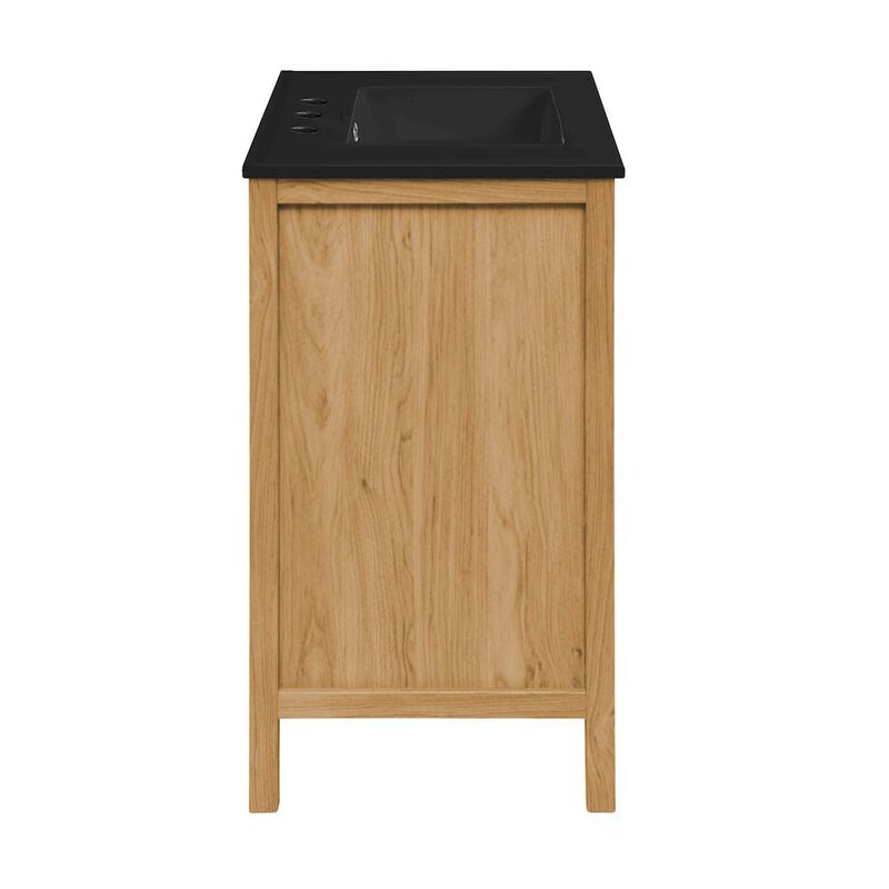 36" Freestanding Bathroom Vanity with 3-Hole Widespread Sink Top image number 2