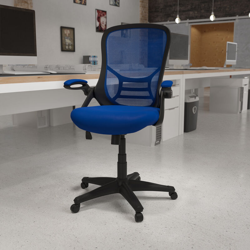 Porter High Back   Mesh Ergonomic Swivel Office Chair with Frame and Flip-up Arms image number 1