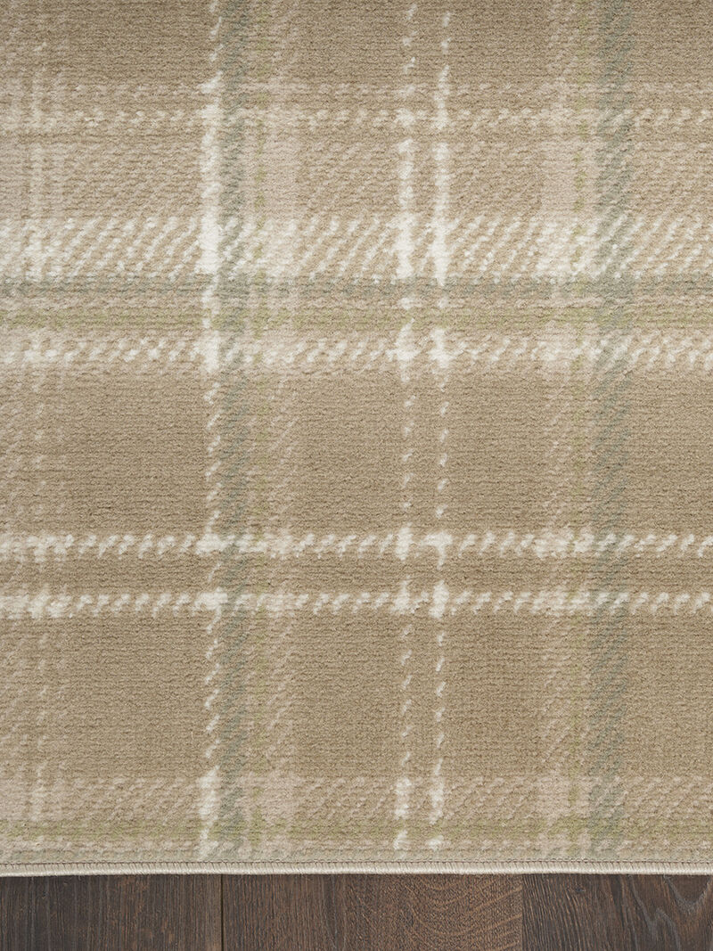 Grafix GRF03 Taupe 5'3" x 7'3" Rug image number 5