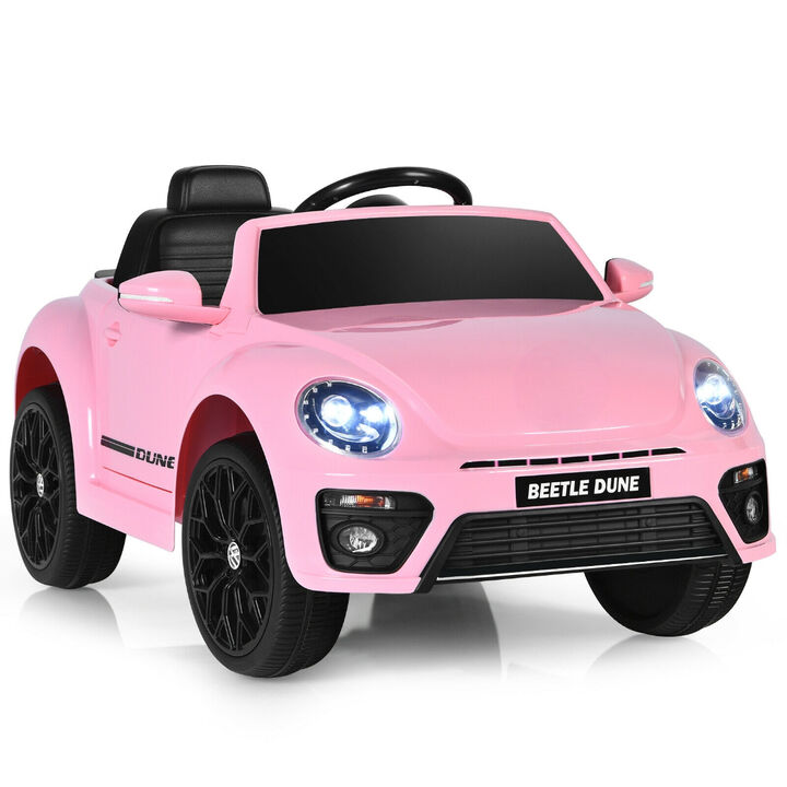 Electric Ride-On Car for Kids with Remote Control and Classic Car Design