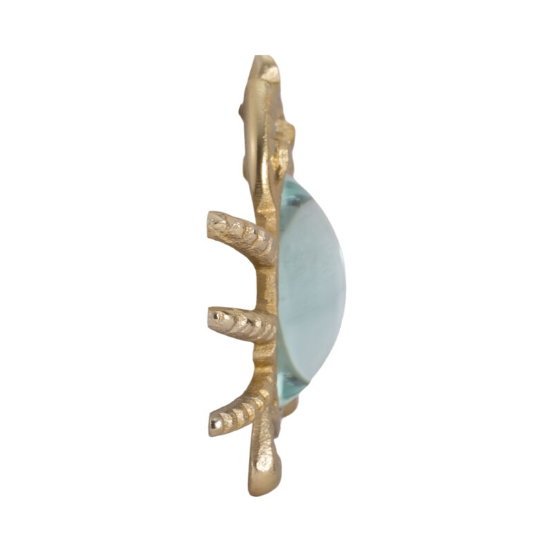 7" Crab Magnifying Glass, Gold image number 3