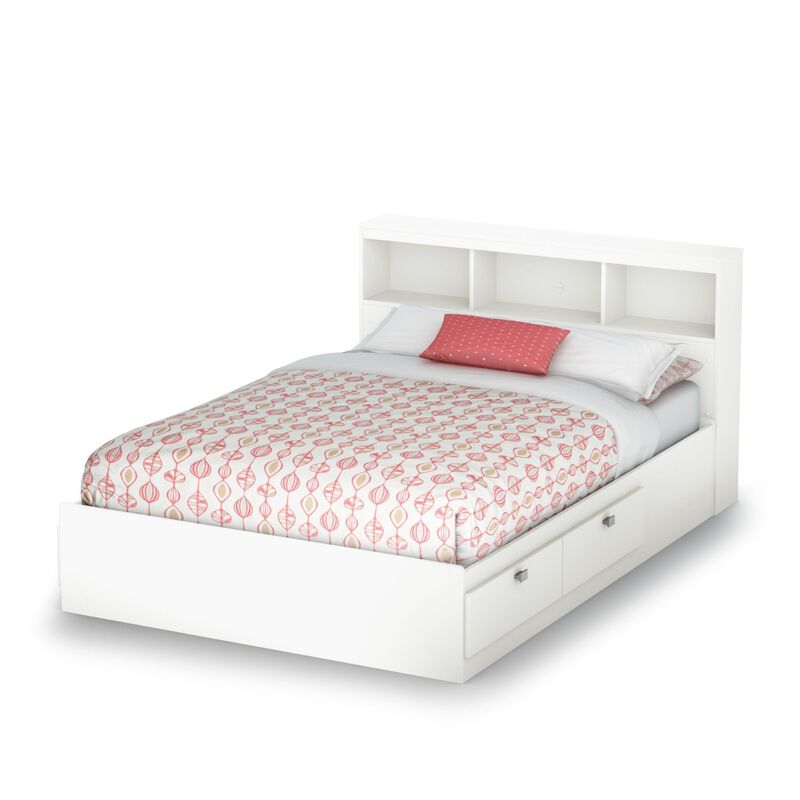 Hivvago Full size Modern Platform Bed with 4 Storage Drawers