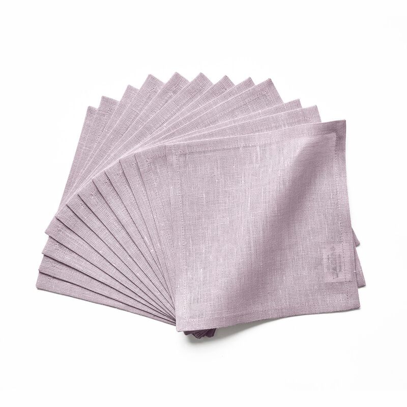 Linen Cocktail Napkins - Athena image number 0