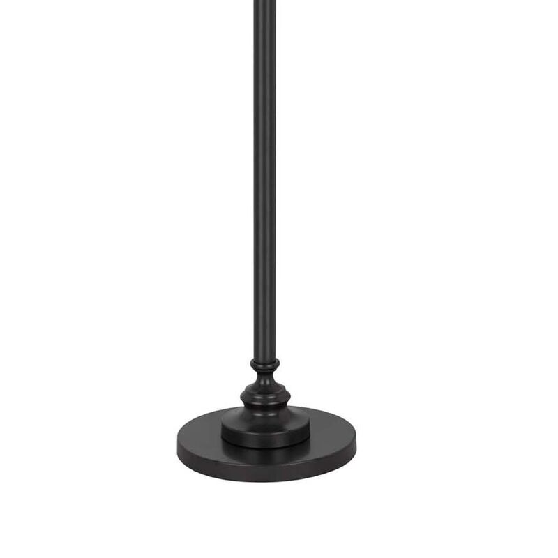 Jerry Classic Lantern Floor Lamp, Bubble Glass Shade, Dark Bronze Metal image number 6