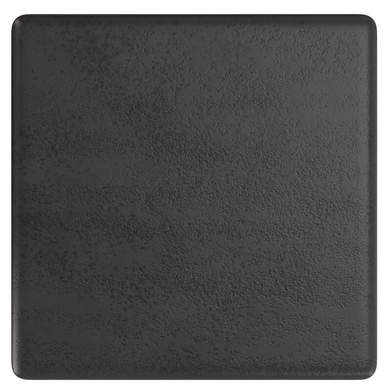 Zachary 21 inch Wide Square Contemporary Cast Aluminum Coffee Table 2 Piece Set in Graphite, Black Nickel, Fully Assembled