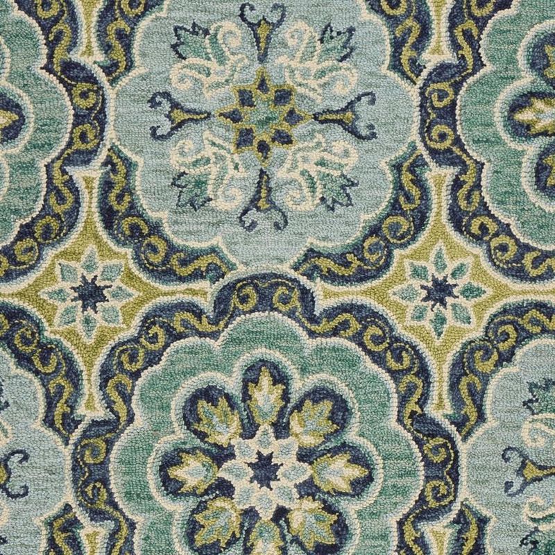 HomeRoots Wool Geometric Hand Tufted Area Rug image number 0